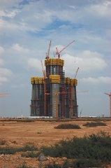 Bau des Jeddah Tower (Höchstes Gebäude) Nov. 2015